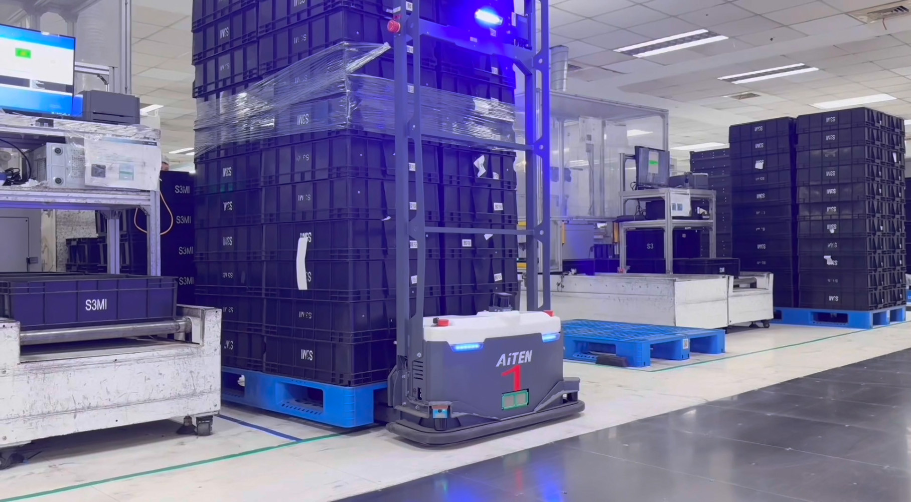 ​AGV无人叉车的应用：AiTEN 九游JIUYOU娱乐如何赋能工厂内部物流